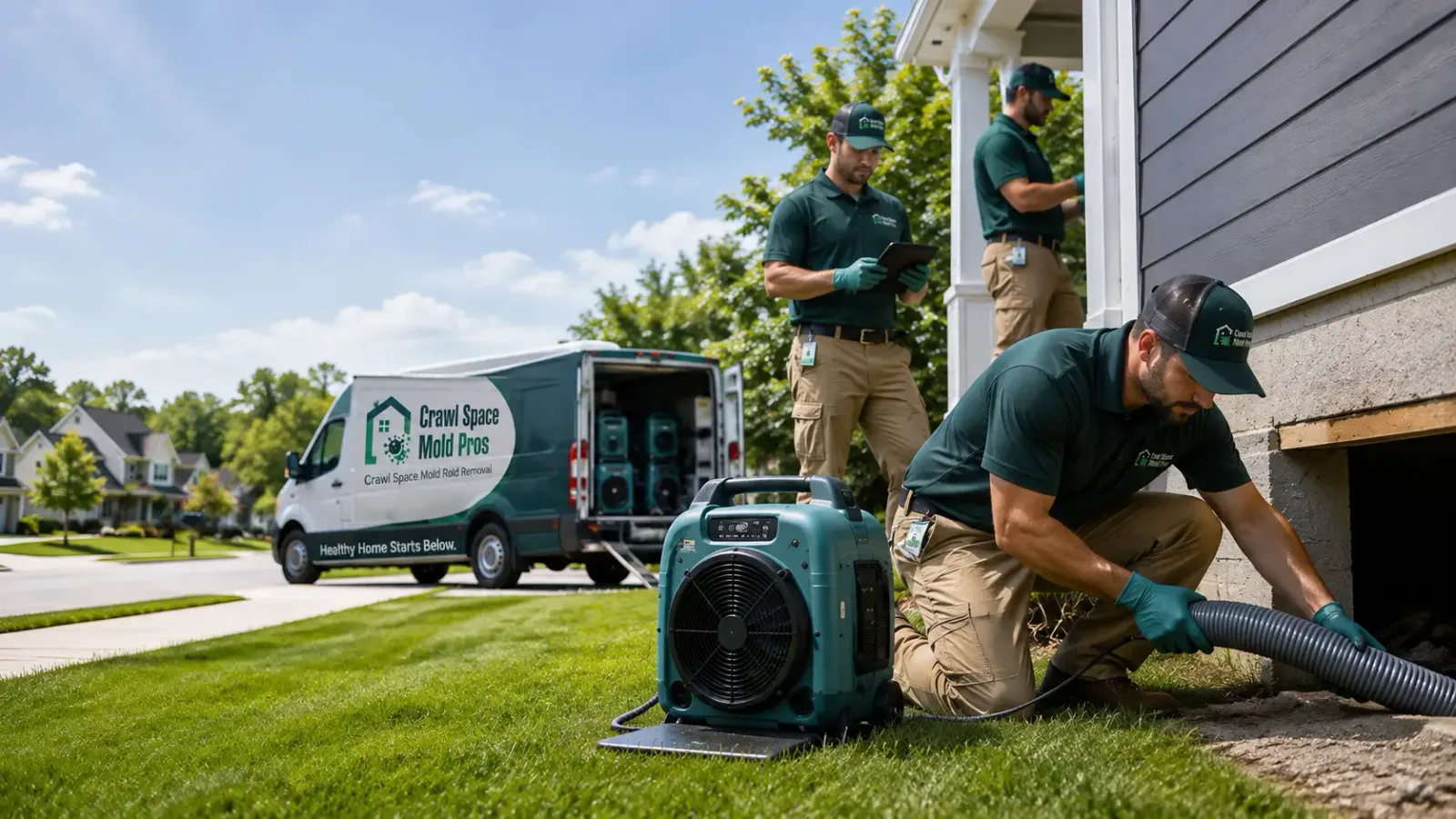 Crawl Space Mold Removal in Crete, IL
